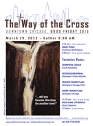 Way of the Cross - Flyer for 2013
