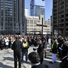 Third stop - Tribune Plaza